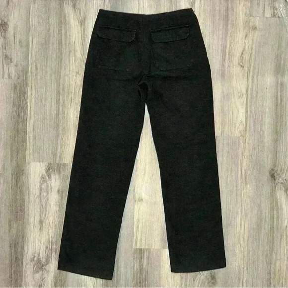Club Monaco Charcoal Gray Dress Work Pants Buckle Trouser Cotton Blend Size 6 - Picture 9 of 9